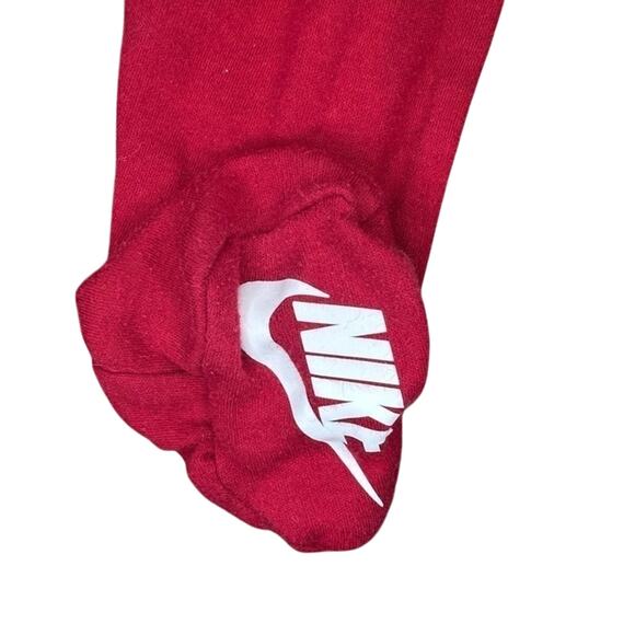 Nike Babies 6M Red, Black, White Long Sleeve Zip Up Footie - Picture 10 of 11